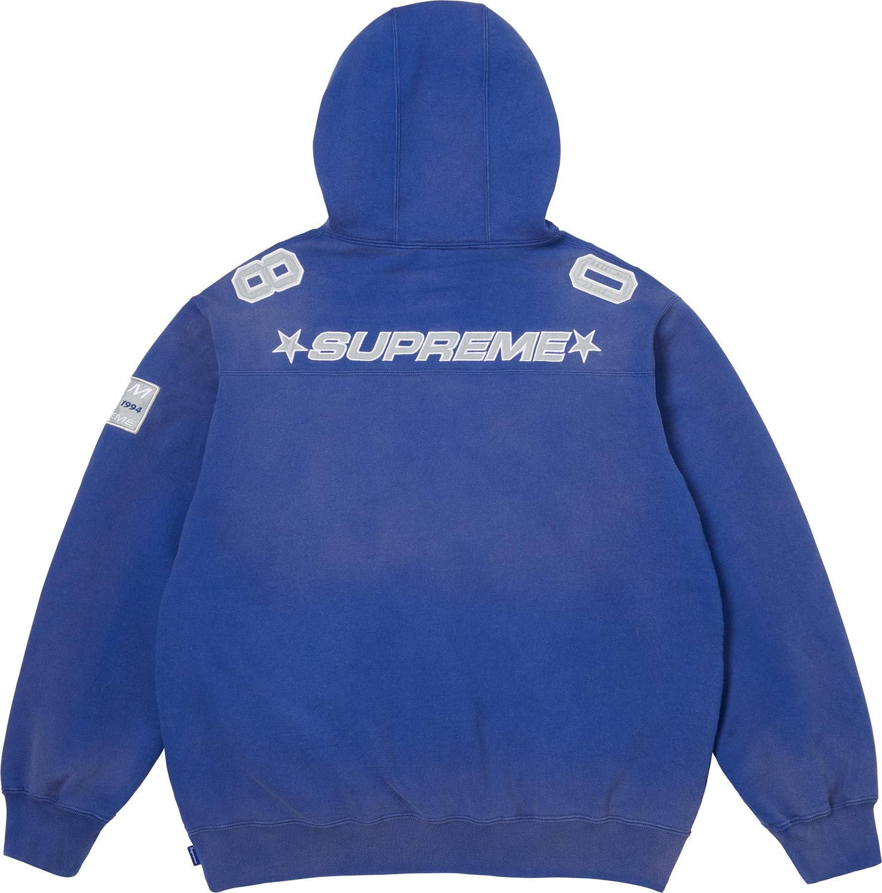 Football Jersey Hooded Sweatshirt view 4